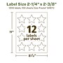 Avery EcoFriendly Burst Multipurpose Labels, 2-1/4" x 2-3/8", White, 1200/Box (94611)~#|#~EFCE5C2E-DF70-4D25-AD58A83A14CAC797_sc7