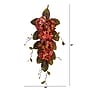 Nearly Natural 35" Autumn Hydrangea and Berry Artificial Fall Teardrop (W1228)~#|#~EFD3CFE1-44D3-45A1-BB50249427E584B7_sc7