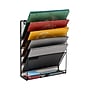 Mind Reader 5-Pocket Metal Mesh Mountable Wall File, Letter Size, Black (MAGSTACK-BLK)~#|#~EFD8AEE9-02EC-4A90-8577CB5D5559098D_sc7