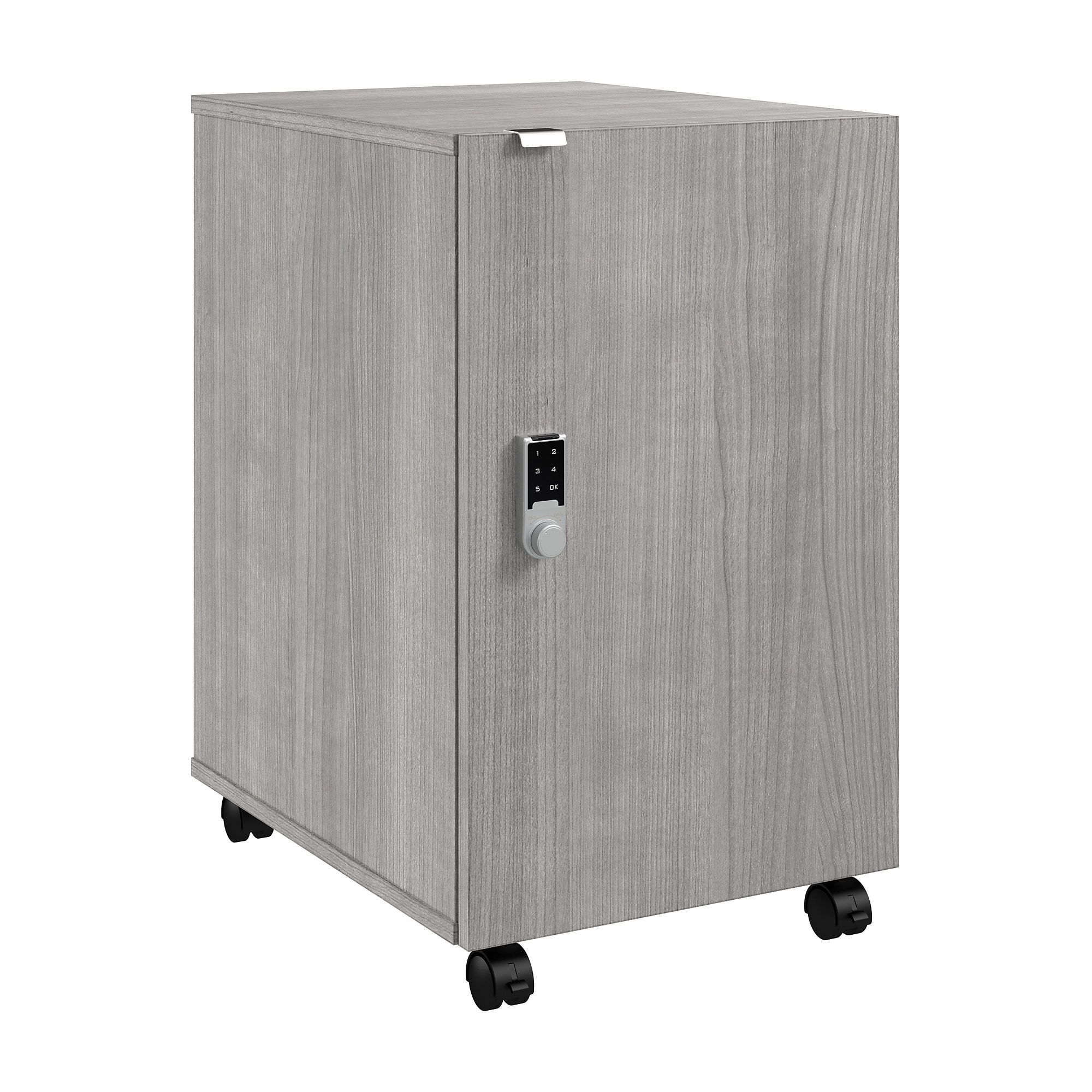 Bush Business Furniture Assure 26″H Storage Cabinet, Platinum Gray (AUS116PGSU) Sansujyuku sansujyuku.com