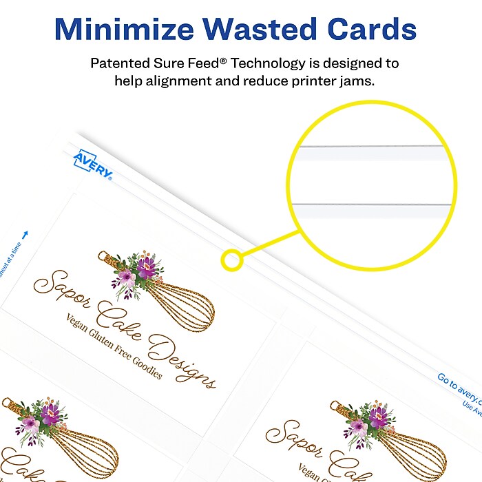 Avery Clean Edge Business Cards, 2