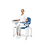 Viva Comfort Wide Adjustable Bariatric Phlebotomy Blood Drawing Chair, 500 lbs. Capacity, Blue (ADI997-01D-BLU-HD-MK)~#|#~EFE20563-0DDF-48D3-81382BC255521ACB_sc7
