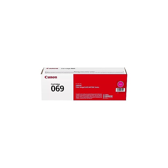 Canon 069 Magenta Standard Yield Toner Cartridge, Print Up to
