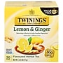 Twinings Caffeine Free Lemon & Ginger Herbal Tea Bags, 50/Box (TNA53653)~#|#~EFECFA6E-ADF7-4737-B423F5D9AFDB3F8B_sc7