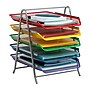 Mind Reader 5-Compartment Metal Desk Tray, Multicolor (5TPAPER-ASST)~#|#~EFED48CE-4ED7-4F88-A5D88CC7D86EEE6C_sc7