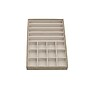 Household Essentials Stackable Jewelry Trays 3 Varieties with Compartments for Necklaces, (HH742-1)~#|#~EFEE8838-2D13-4E69-9D2C76B8C08AE5A7_sc7