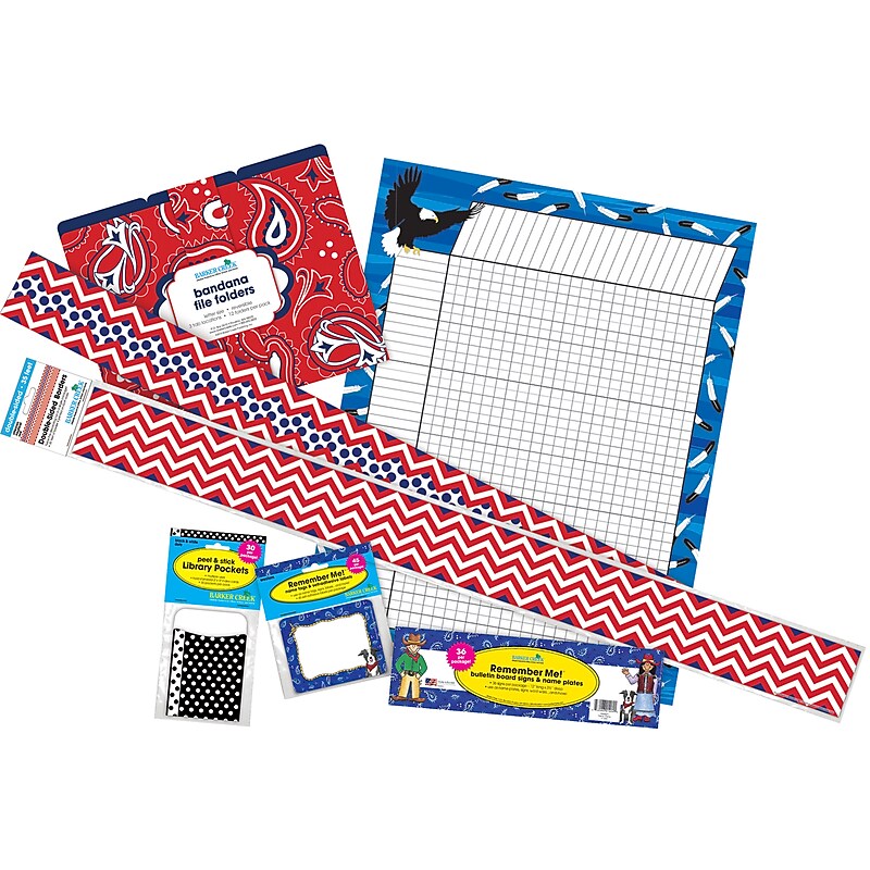 Barker Creek Western Designer Classroom Set, 172 Pieces/Set (BCP3579) image 1