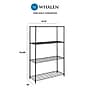 Whalen 4-Shelf Wire Unit, 48"W, Black (WS184872-4B)~#|#~EFF6F208-0FCA-4136-82FD6A889CC657E4_sc7