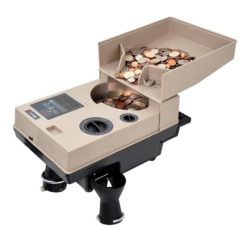 Cassida C-500 Coin Sorter, Beige (C500) image 1
