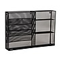 Mind Reader 8-Compartment Stackable Metal Desk Organizer, Black (MAGSHELF-BLK)~#|#~F001EFD4-BD18-4FC1-800FD16B178F9B00_sc7