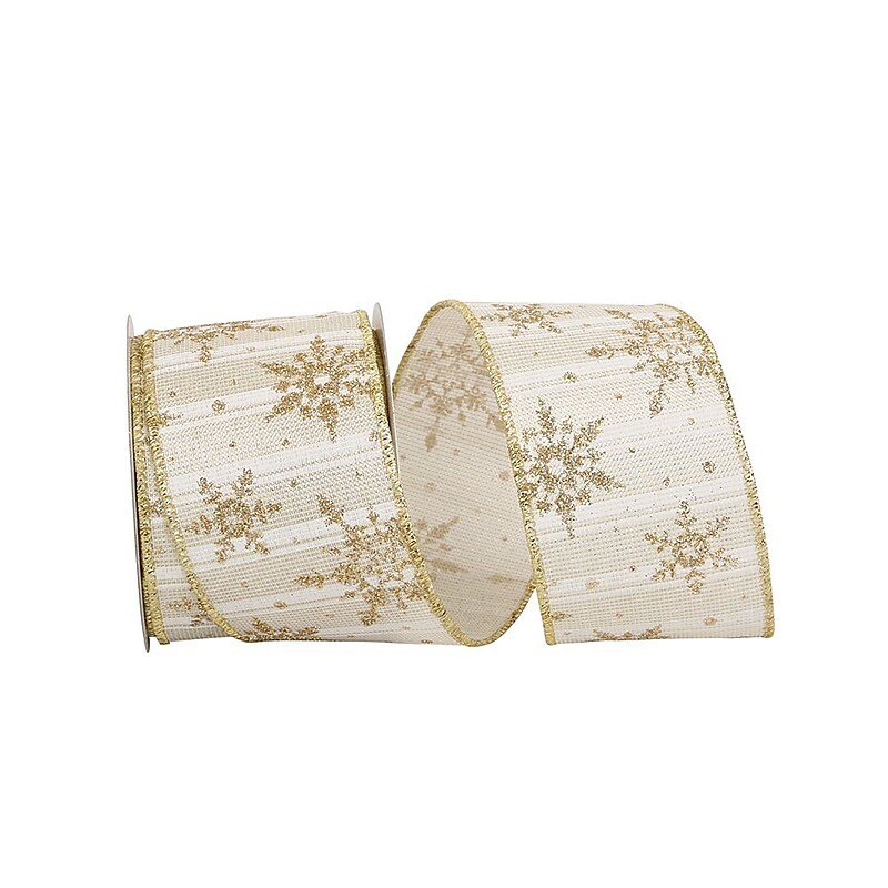 JAM Paper Ribbon, Champagne/Glitter Flakes (52640348403) image 1