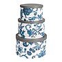 Household Essentials Nestable Hat Boxes with Lift Off Lids, Cardboard, Blue Floral, 3/Pack (HE1235)~#|#~F00BA429-EEE6-4E29-AE136AA30D67EFC8_sc7