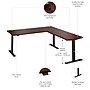 Bush Business Furniture Move 60 Series 72"W L Shaped Adjustable Standing Desk, Hansen Cherry (M6SL7278HCBK)~#|#~F013B351-5C7B-4006-B1011F789E341F82_sc7