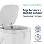Nine Stars Plastic Motion Sensor Trash Cans, White, 2/Pack (CB50-36/12-36WH)~#|#~F01655EF-0B55-4232-8E1D23D027FD46B6_sc7