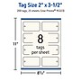 Avery 2" x 3-1/2"  Blank Price & Merchandise Tags, Ivory, 200/Carton (95323-MIT25)~#|#~F018461E-2C0F-456C-8B07DF15A7C5C35A_sc7
