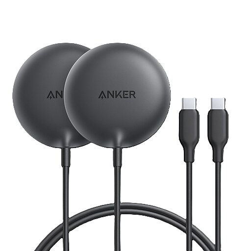 Anker Zolo Magnetic Wireless Charger 2-Pack, Black | Staples