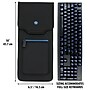 Enhance Keyboard Sleeve Travel Case for Full-Size Standard Gaming Keyboards (up to 18"), Black (ENPCCNK100BKEW)~#|#~F021F5A0-DB78-4D46-BC617C72EF2B89E9_sc7