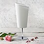 Creekwood Home Chrome Slanted 12.4" LED Table Lamp, White (CWT-1012-WH)~#|#~F022384A-FD9D-4D91-8FCED874DFD9C4DF_sc7