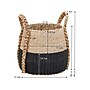 Household Essentials Terra Cattail/Paper Storage Basket, Light Beige/Black (ML-6617)~#|#~F0232FB5-2709-4B02-9FB8FE2E676A6133_sc7