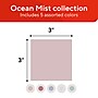 Staples Pop-up Sticky Notes, 3" x 3", Ocean Mist Collection, 100 Sheets/Pad, 18 Pads/Pack (ST62873V-CC)~#|#~F0247C18-D1E3-4804-90265472B87DA610_sc7