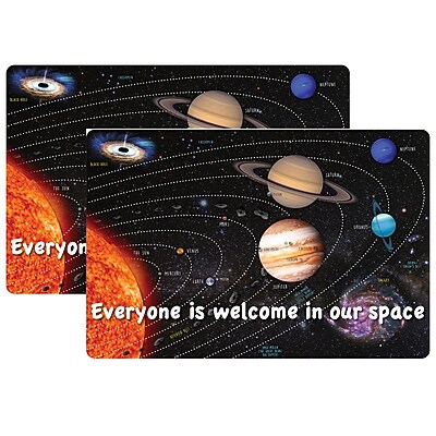 Ashley Smart Poly Commercial Floor Mat, 15.5″ x 23.5″, Solar System Space, 2/Bundle (ASH91506-2) Sansujyuku sansujyuku.com