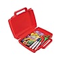 Deflect-O Little Artist Polypropylene Kids' Storage Case, 8.58" x 10.23" x 2.79", Red (39506RED)~#|#~F02CA78C-EED4-4203-8CE49424F392197C_sc7
