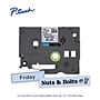 Brother P-touch Laminated Label Tape, 1/2" x 13.1', Black on Pastel Blue (TZeMQ531)~#|#~F02D2929-8886-41C4-9A04D53EF0BD3ECC_sc7