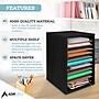AdirOffice 11-Compartment Literature Organizer, 10.75" x 16.2", Black (500-11-BLK)~#|#~F02E0DAE-B64C-49EA-8088528E5AA6A96C_sc7