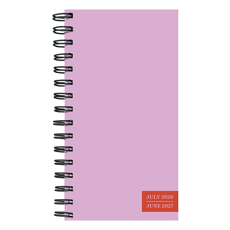 2026-2027 TF Publishing Lavender 3.5" x 6.5" Academic Year Weekly & Monthly Planner, Paperboard Cover (AY27-7502) image 1