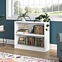 Bush Furniture Universal 30"H 2-Shelf Bookcase, Pure White (WL12413)~#|#~F03C7736-D0CC-4681-82DC3AFA95CDFF54_sc7