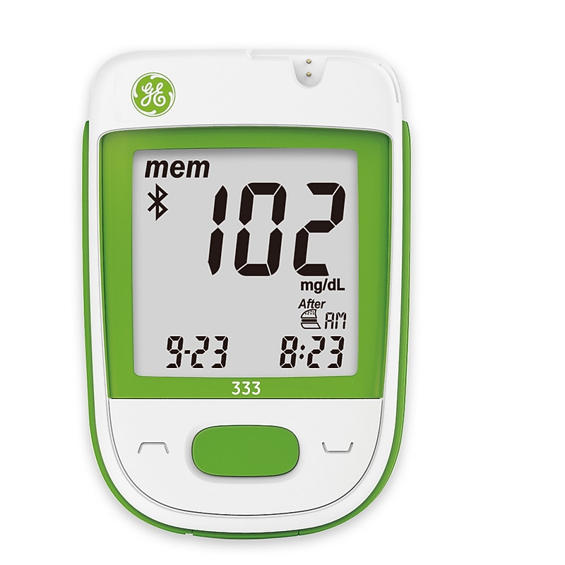 GE GE333 Blood Glucose Monitoring System, Green image 1