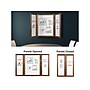 Excello Global Products Double Sided Magnetic Steel Dry-Erase Whiteboard, Wood Frame, 5' x 3' (EGP-HD-0530-BN)~#|#~F03FCE3F-2CE9-4568-9E172F644C41FC71_sc7