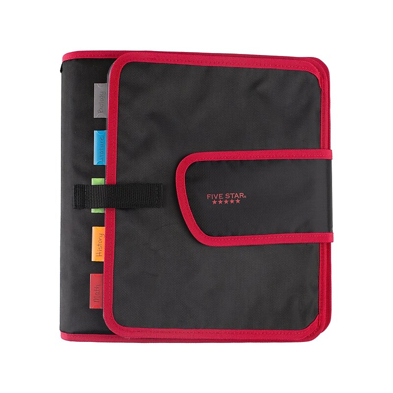 Five Star Quick Tab 2" 3-Ring Non-View Binder, Assorted Colors (29002) image 1