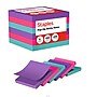 Staples Pop‑Up Sticky Notes, 3" x 3", Bold Assorted Colors, 600 Sheets – High‑Visibility Notes for Messages, Reviews & Desk Use~#|#~F045EBCE-4DA5-495C-8D4EB140612B8048_sc7