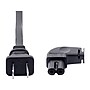 StarTech 3' NEMA 1-15P to Right Angle C7 Power Cable, Black (PXT101NB-STRA-3F)~#|#~F0475CCD-5B3D-47B1-855224BF280D4282_sc7