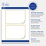 Avery Gold Double Border with Florals Matte Blank Card, White, 20/Pack (S00-DN1)~#|#~F049CE8F-E52A-4A29-A5081FF3D8A5451C_sc7