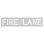 Accuform Parking Lot Stencil, FIRE LANE, 4" Letters, Plastic (FMS242)~#|#~F04A0773-6D85-4C9C-A1F828AFFFCAE5BE_sc7