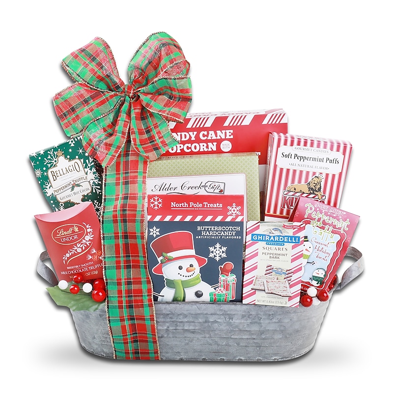 Alder Creek Haul Out the Holly Gift Basket (FG07953) image 1