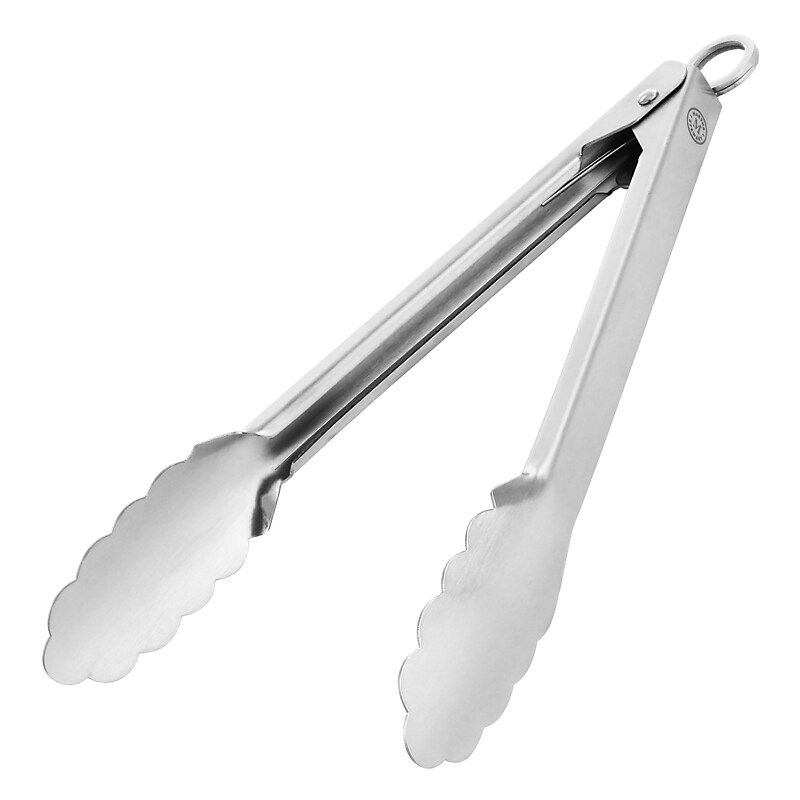Martha Stewart Easy-Lock Tongs, Silver (935117593M) image 1