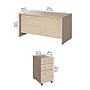 Bush Business Furniture Studio C 60"W Office Desk with Drawers, Natural Elm (STC014NESU)~#|#~F04FCA5E-8973-4ACA-B6016ED154C87543_sc7
