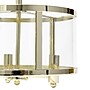 Lalia Home 3-Light 13" Farmhouse Glass and Metallic Accented LED Semi-flushmount, Gold (LHM-1000-GL)~#|#~F0522E36-19F7-4792-BC2DB728FAD78D5A_sc7