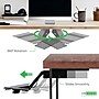 Uncaged Ergonomics Adjustable Standing Desk Keyboard Tray, Black (KT2)~#|#~F054A006-E443-4A45-8548751F0B6E99B9_sc7