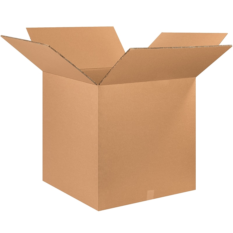 26" x 26" x 26" Heavy Duty Shipping Boxes, 5/Bundle (HD262626DW) image 1