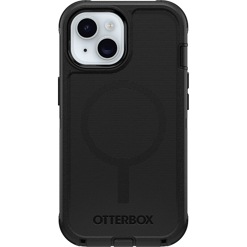OtterBox Defender MagSafe Phone Case for iPhone 16 Pro Max, Shock Absorbing, Black (77-95989) image 1
