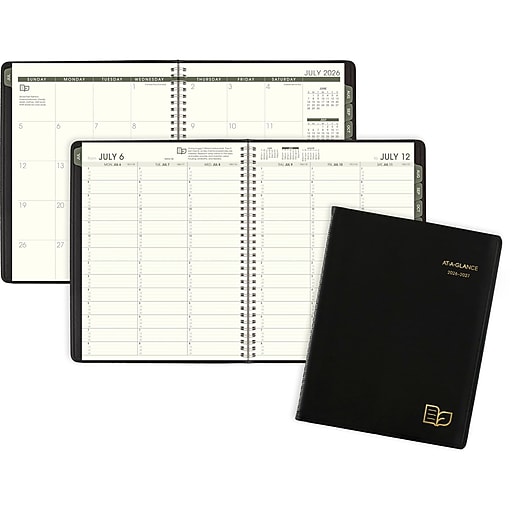 【vacant】Monthly Book 7冊まとめ売り 2026-2027 AT-A-GLANCE Recycled 8.25