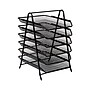Mind Reader 6-Tier Stackable Paper Desk Tray Organizer, Metal, Black (6TPAPER-BLK)~#|#~F061C4F9-8D80-4E69-8455BF9C72E6469C_sc7