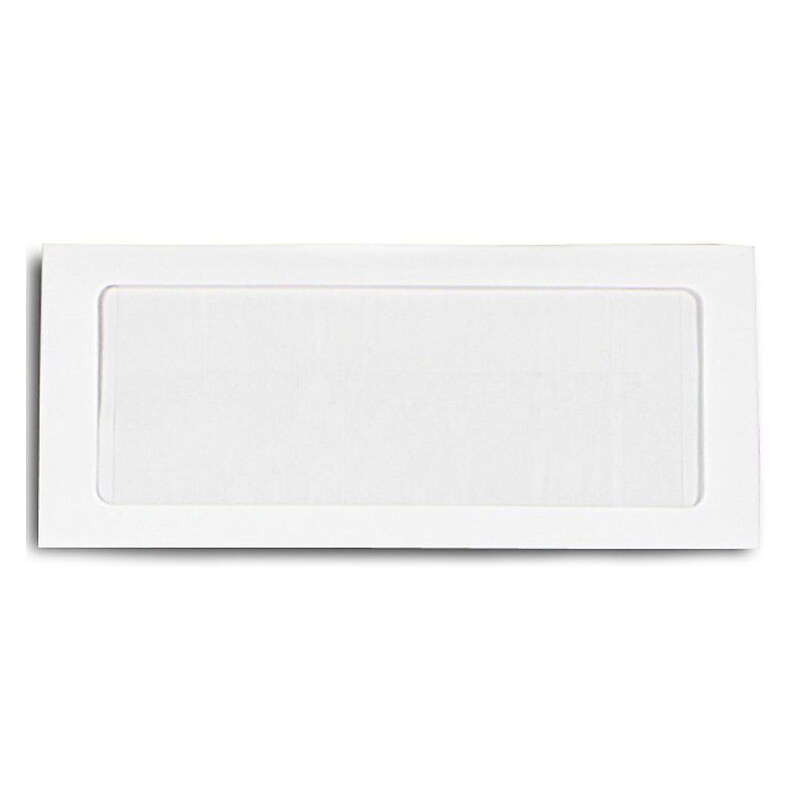 LUX Moistenable Glue #10 Window Envelope, 4 1/2" x 9 1/2", Bright White, 250/Box (FFW-10-250) image 1