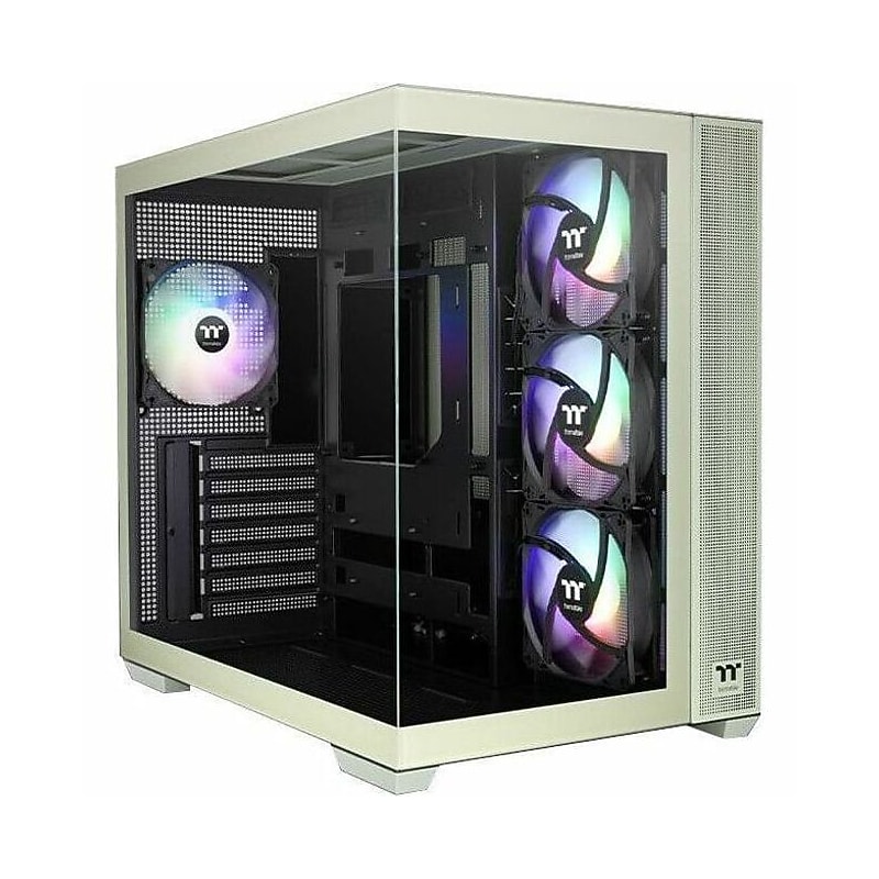 Thermaltake View 380 TG ARGB Mid Tower Computer Case, Matcha Green (CA-1Z2-00MEWN-00) image 1