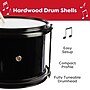 Hey! Play! 8" Drum Set, Black, 3 Pieces/Set (80-TT0078-BK)~#|#~F06C22C7-D8D1-438B-BDA277A2E70D4282_sc7