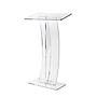 AdirOffice 47" Speaker Podium Lectern, Clear (661-03-CLR)~#|#~F070D2AD-67F5-490D-815A1121A91EF0FD_sc7